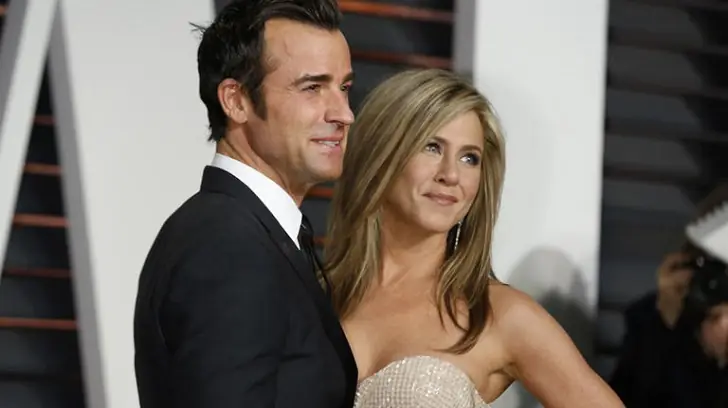 Justin Theroux on Jennifer Aniston.
