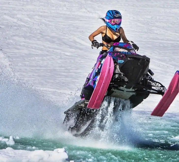 Maria’s Icy Snowmobile Adventure